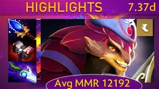 ⭐ 7.37d Pangolier |K+A-D - 34 KP - 78%| Mid Highlights - Dota 2 Top MMR