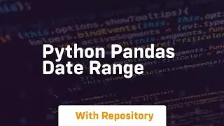 python pandas date range