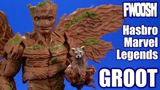 I AM GROOT! Marvel Legends Guardians of the Galaxy 3 Deluxe Groot Hasbro Action Figure Review!