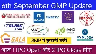 Shree Tirupati Balajee Agro Trading IPO | Gala IPO | Mach Conferences IPO | Namo e-Waste IPO |