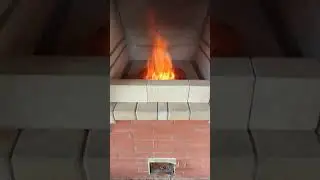 Встроенный тандыр ,первый розжиг