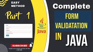 Registration and Validation in Java| Validation for Registration form in JavaScript