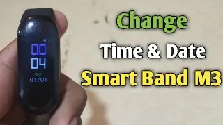 How to change smart band m3 timing and date | Change smart band m3 Time and Date