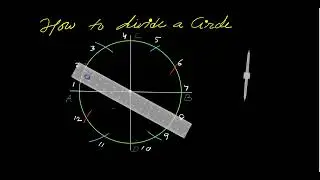 How to Divide a Circle by Using Compass