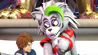Gregory And Roxanne Wolf Fight [FNAF SB/Blender] (4k)
