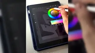 Logo in Arabic letters on iPad [calligraphy]