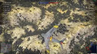 Warthunder Landing a Saber With no wing 700 KM/H