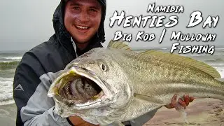 Magnificent Henties Bay Saltwater Kob / Mulloway fishing - Namibia Fishing diaries