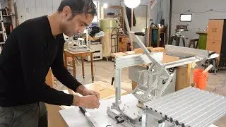 Kuldeep assembles the metal 
