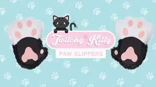 Twitchy Kitty Cat Paw Slipper with Sound from ThinkGeek