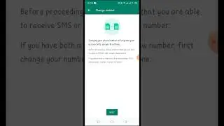 how to change whatsapp number #shorts #whatspptricks #ytshorts #youtubeshorts