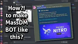 How to make DM Mass BOT (Embed) | Join the server!