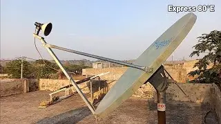 Express 80 East Satellite Tracking in Madhya Pradesh, Bharat