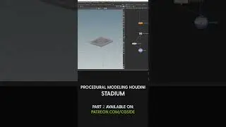 Procedural Modeling in Houdini - Stadium part 2 on patreon 