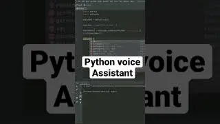 Python voice assistant