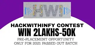 What Is HackwithInfy | Get Placement And Win Cash Prize Upto 2lakhs