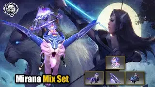 Dota 2 Mirana Best Mix Set Mask of Metira + Axia of Metira + Pulsar Remnant