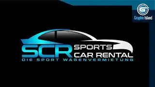 Illustrator Professional logo design tutorial | Sports car rental and Combination mark logo