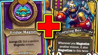 10 FREE Magnetics per Turn with Beatboxer! | Hearthstone Battlegrounds