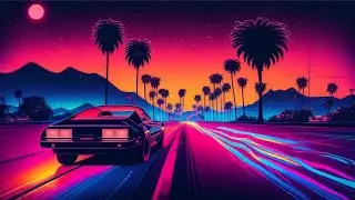 LA Night Drive Playlist Synthwave 1980s