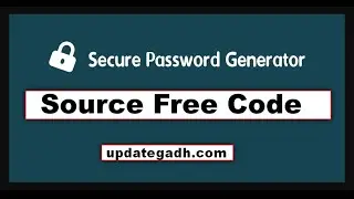 Password Generator In Python With Source Free Code | PROJECT -3 | 