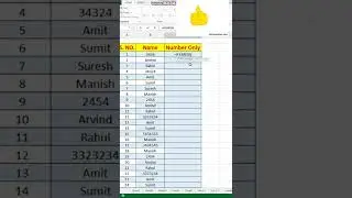 Extract Numbers form data - IFERROR function (most usable function) 