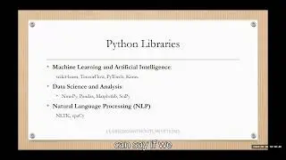 What are PYTHON LIBRARIES PANDAS NUMPY ETC