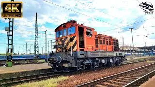 Vonatok-Budapest Keleti pályaudvar : 12.08.2022-4K: extreme high quality and crystal breight picture