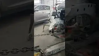 Тянем лонжерон на стапеле😎