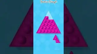 Pop It 🫧 Fuchsia Color Pyramid || 