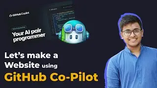 How to make a website using Github Copilot | Github copilot vscode react js tutorial  | DoCoNation