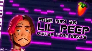 Free Guitar Midi Melody To Make A Lil Peep Type Beats (FL Studio Mobile)