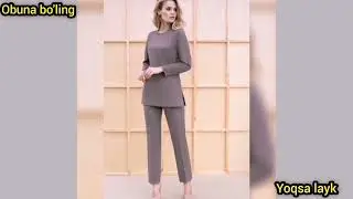 QIZLAR UCHUN AJOYIB MODALAR 2020 YILGI YOZGI moda fasonlari Классический брючный костюм женский