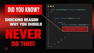 Laravel Validation: Avoid this MISTAKE in Form Request Validator Before Recursion - Tips & Tricks