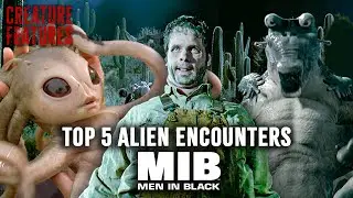 Top 5 Alien Encounters Scenes From Men In Black | Creature Features