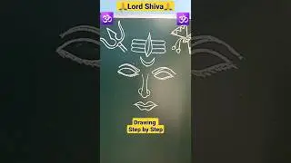 Easy Lord Shiva Drawing 🙏 🕉