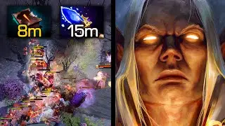 VURTUNE INVOKER 7.25 NECRONOMICON BUILD | EPIC COMBO CHRONO + CATACLYSM REFRESHER | Dota 2 Invoker