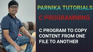 L 80: C  PROGRAM TO COPY THE CONTENT FROM ONE FILE TO ANOTHER FILE | C PROGRAMMING LECTURES