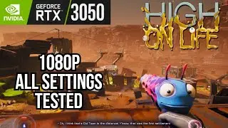 High on Life | RTX 3050 (1080p All Settings Tested) | MSI GF63 Thin Laptop