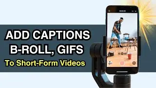 Create Viral Captions, B-Roll, + Gifs for Short-form Videos: Submagic Review 2024
