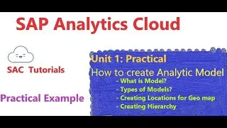 7.Creating Model in SAC (SAP Analytics Cloud)