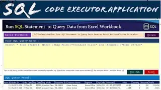 Create SQL Code Executor Application in MS Excel and VBA ( Step by Step)
