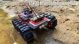 How to make a Bluetooth control tank using ESP32 DEVKIT V1 board 