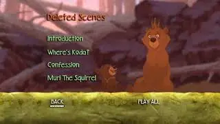 Brother Bear - DVD Menu Walkthrough (Disc 2)