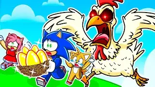ESCAPE THE CHICKEN In Roblox WITH MY FRIENDS...
