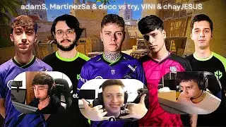 MARTINEZSA, DECO Y ADAMS SE ENFRENTAN AL TRIO DE IMPERIAL TRY, VINI Y CHAYJESUS EN FACEIT | CS2