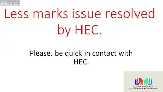 Less marks issue resolved by HEC | Law GAT scores issue