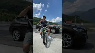 Велосипед лучше чем BMW!? 🚗🚲 #бмх #shorts #трюковойсамокат #bmw #велосипед