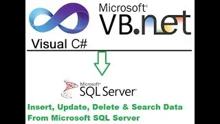 How to insert, Update Delete and Search Data From SQL Server by vb.net
