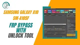 Samsung A10 Frp Bypass done By Unlock Tool